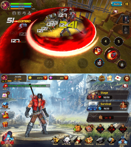 Kritika, "skirmish" and "town"