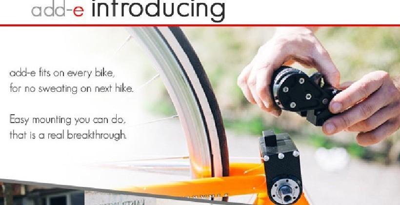 Add-e turns your old bike into an electric bicycle - SlashGear