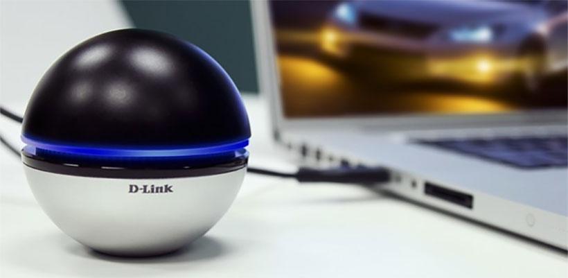 D-Link AC1900 WiFi USB adapter is mostly spherical