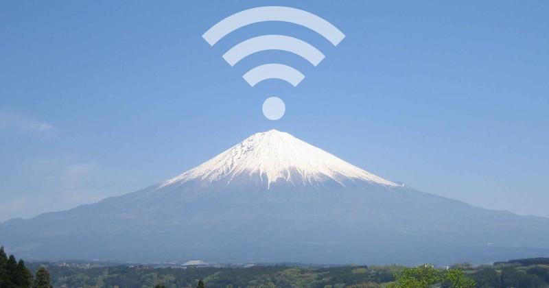 Mount Fuji will be a free Wi-Fi zone for 3 months