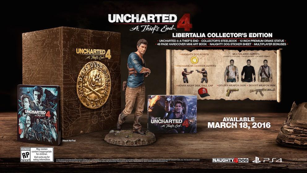 Uncharted 4 hits PS4 on March 18, 2016