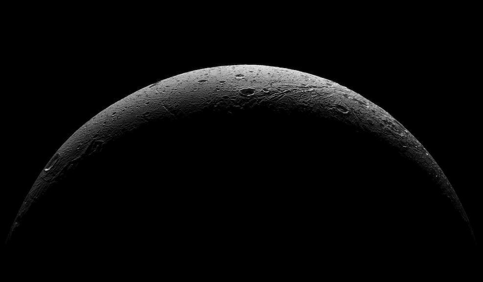 NASA releases final close-up images of Saturn's moon Dione