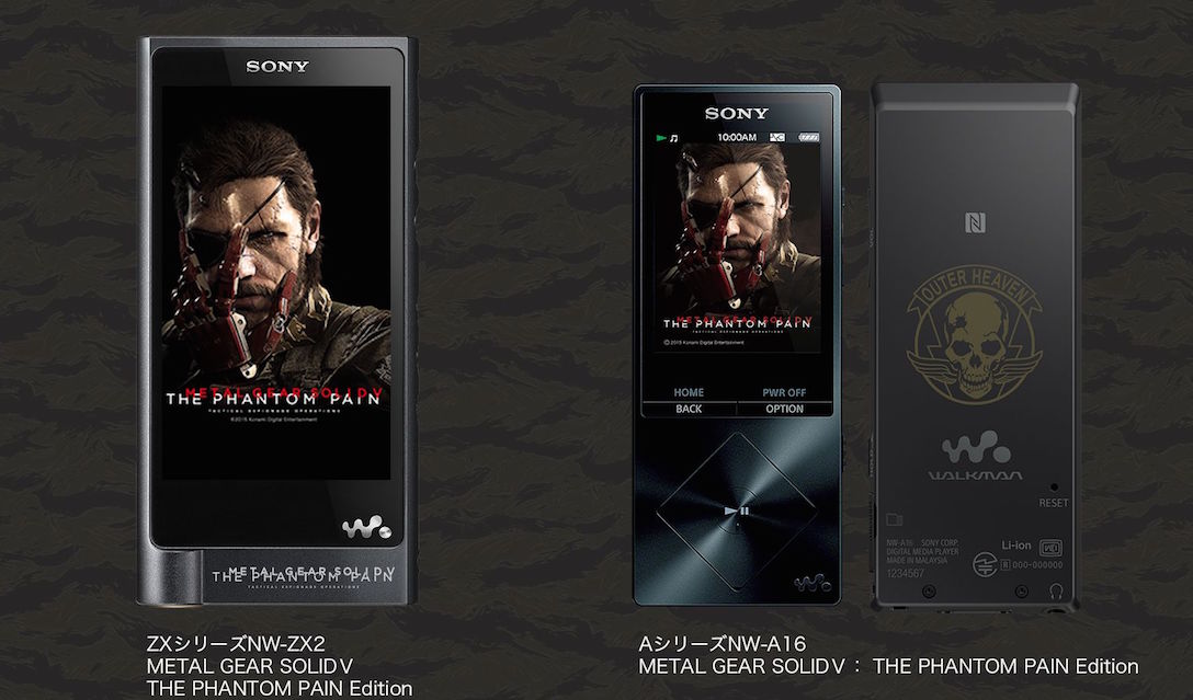 Sony debuts MGS5-themed Xperia, Walkman devices for Japan