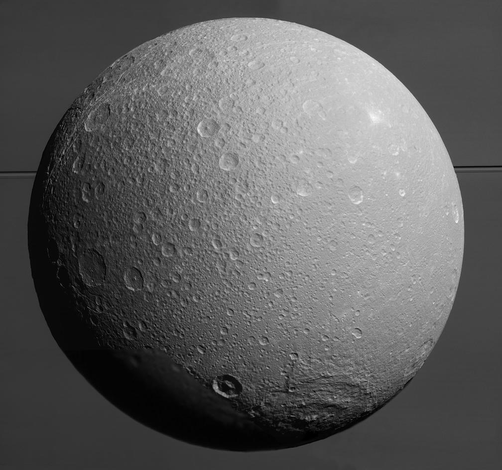NASA releases final close-up images of Saturn's moon Dione