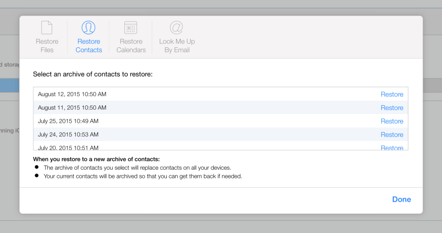 iCloud.com now lets users restore deleted files