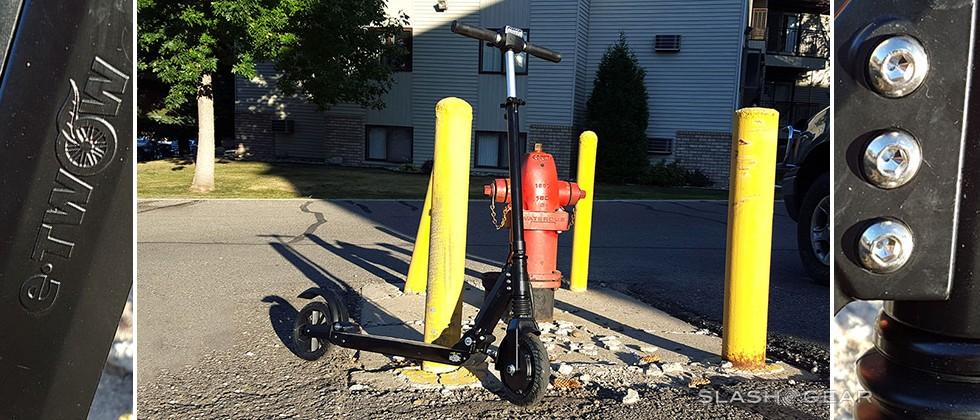 E-TWOW Review: regenerative electric kick scooter on point
