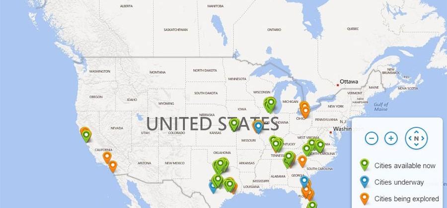 Att Uverse Availability Maps At&T Launches Gigapower Map Highlighting Current And Planned Cities - Slashgear Att Uverse Availability Maps At&T Launches Gigapower Map Highlighting Current And Planned Cities - Slashgear