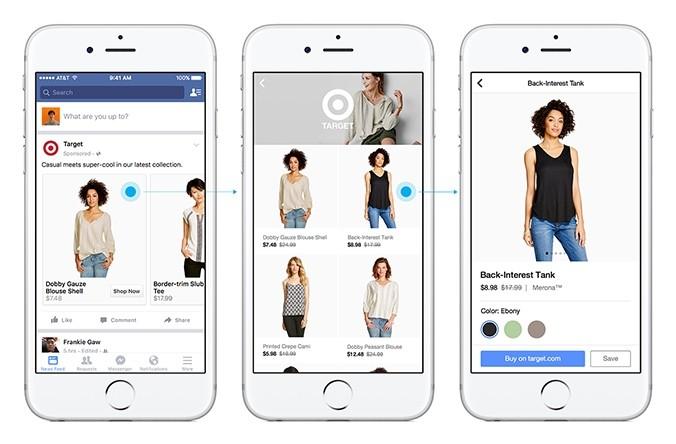 Facebook adds dedicated shopping feed to mobile app