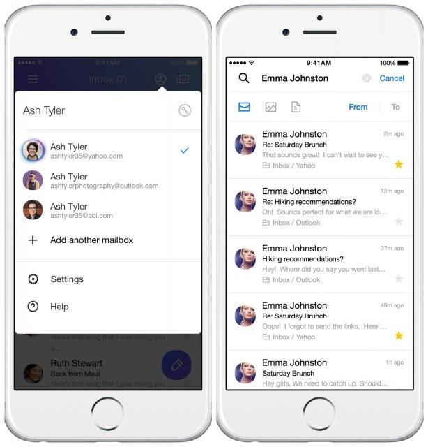 Yahoo updates email apps with third-party account support, no passwords