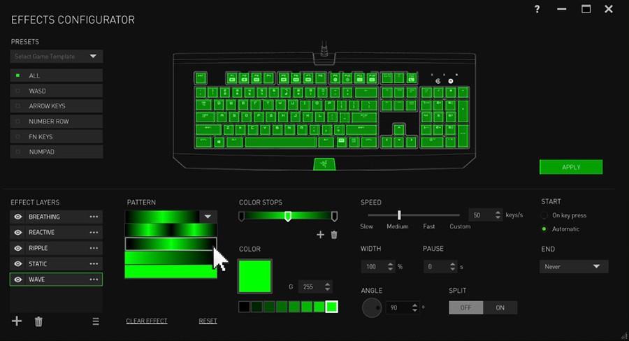 razer blackwidow chroma effects razer blackwidow chroma effects