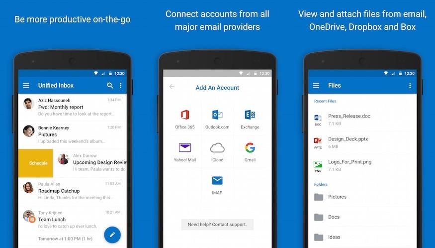 Outlook apps for iOS, Android will begin merging with Sunrise
