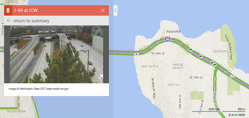 Bing Maps update adds traffic camera video feeds