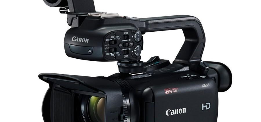Canon XA35 and XA30 camcorders utilize HD CMOS PROSensor