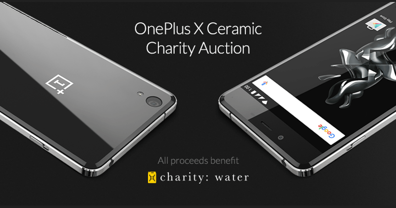 OnePlus X Ceramic edition launched with charity auction