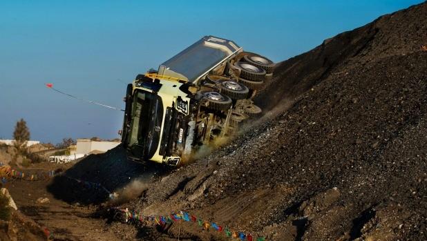 Volvo turns dump truck into RC car, gives 4-year-old the controls