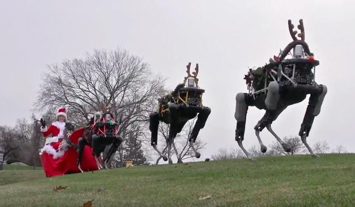 Boston Dynamics sends Christmas greetings with robo-reindeer