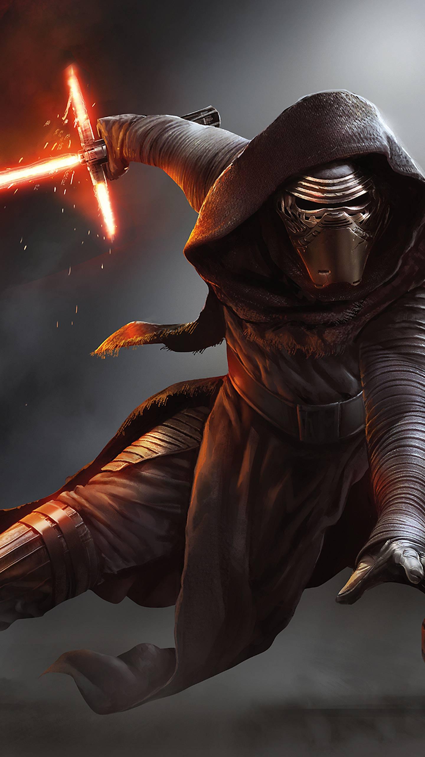 Star Wars The Force Awakens Wallpapers For Your Iphone 6s And Download 1600x900 Kylo Ren Costume In Star Wars The Force Awakens