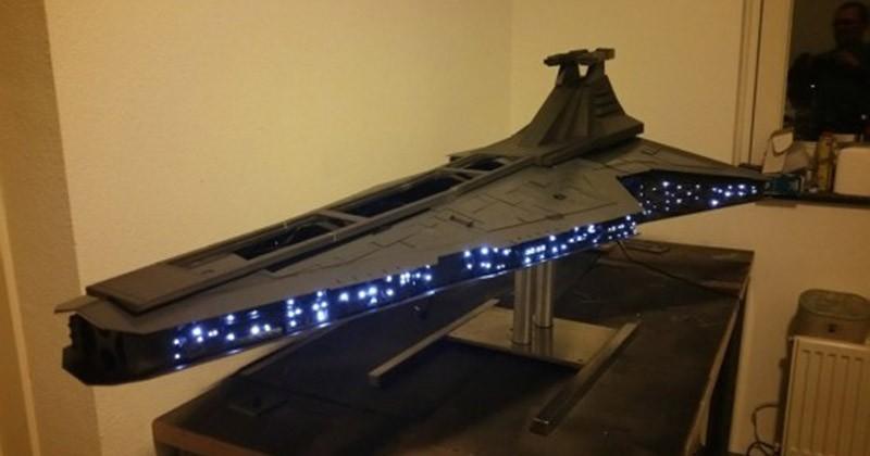 Custom Star Destroyer houses a full gaming PC