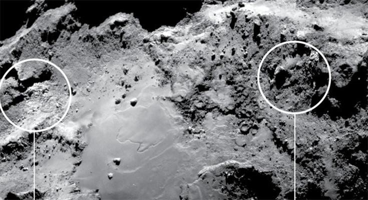 Researchers find water ice on comet 67P’s surface
