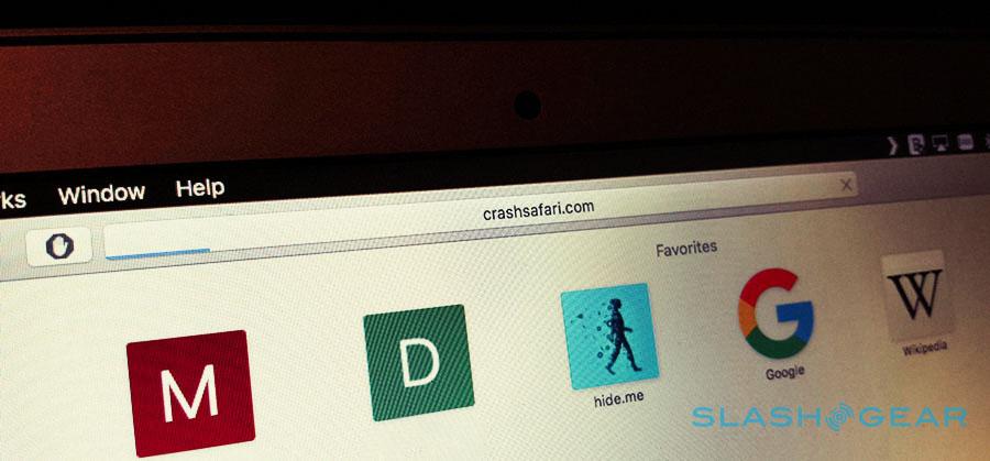Careful what you click: “Crash Safari” webpage will do just that