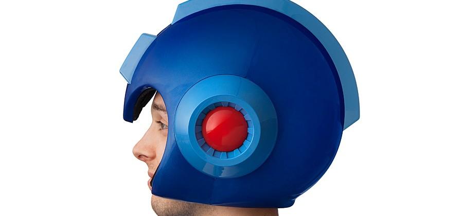 Mega Man helmet is wearable, features LED lights