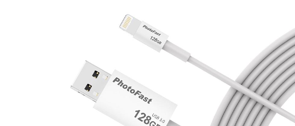 PhotoFast MemoriesCable 1M saves data on a cord