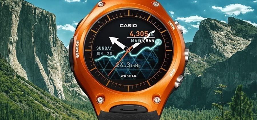 Casio WSD-F10 Smart Outdoor Watch is a ruggedized Android Wear device