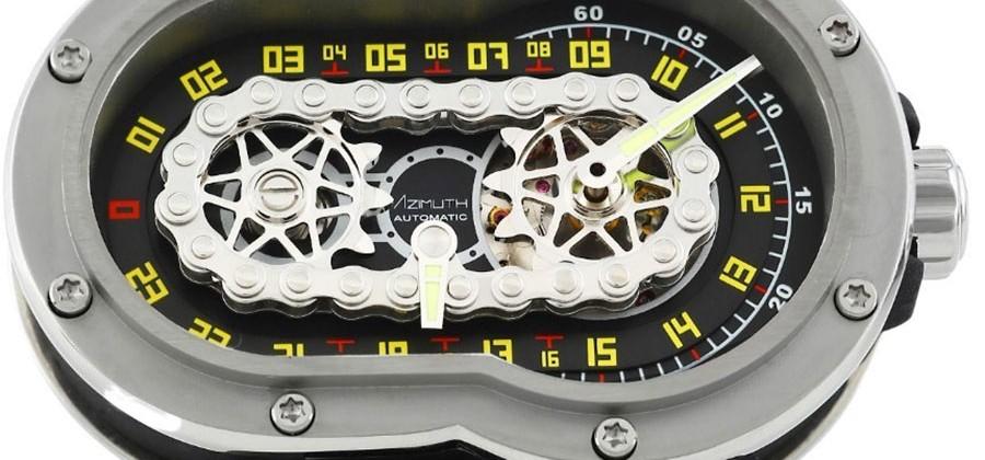 Azimuth SP-1 Crazy Rider watch is a motorcycle inspired mechanical beauty