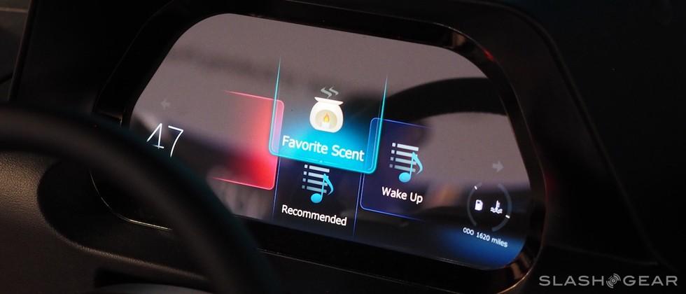 Pioneer’s smart car concept system hands-on: smells nice