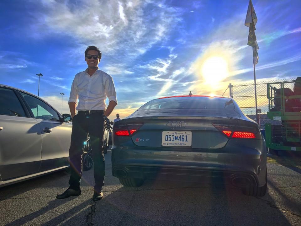 Vincent Nguyen and Audi RS 7 Performance at Rolex 24 at Daytona International Speedway