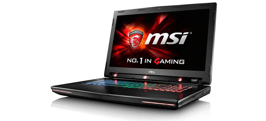 MSI GT72S G Tobii laptop uses eye tracking to control games