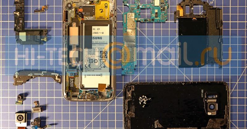 Galaxy S7 gets an unboxing in water, a teardown in Russia