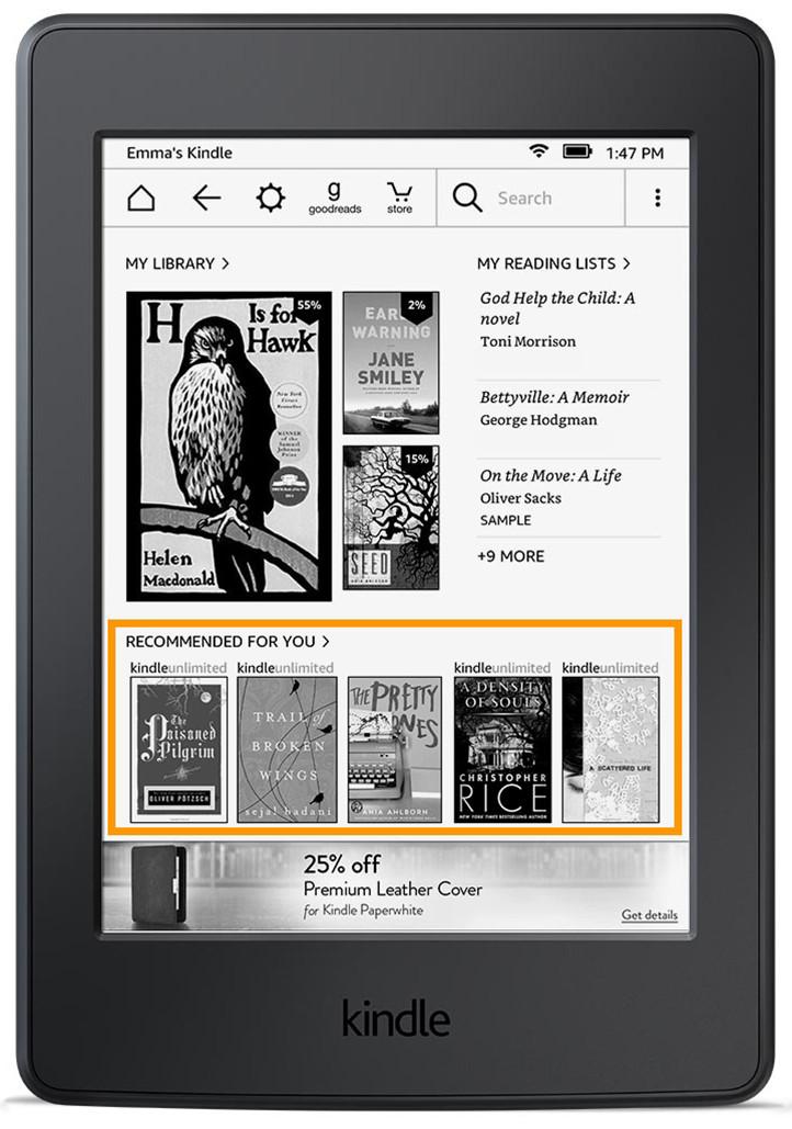 Amazon finally gives the Kindle home screen an upgrade SlashGear