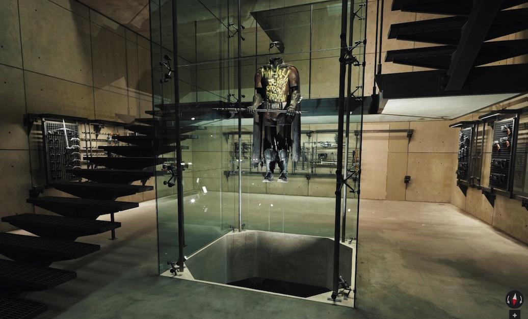Go inside the Batman v Superman movie's Batcave with Street View