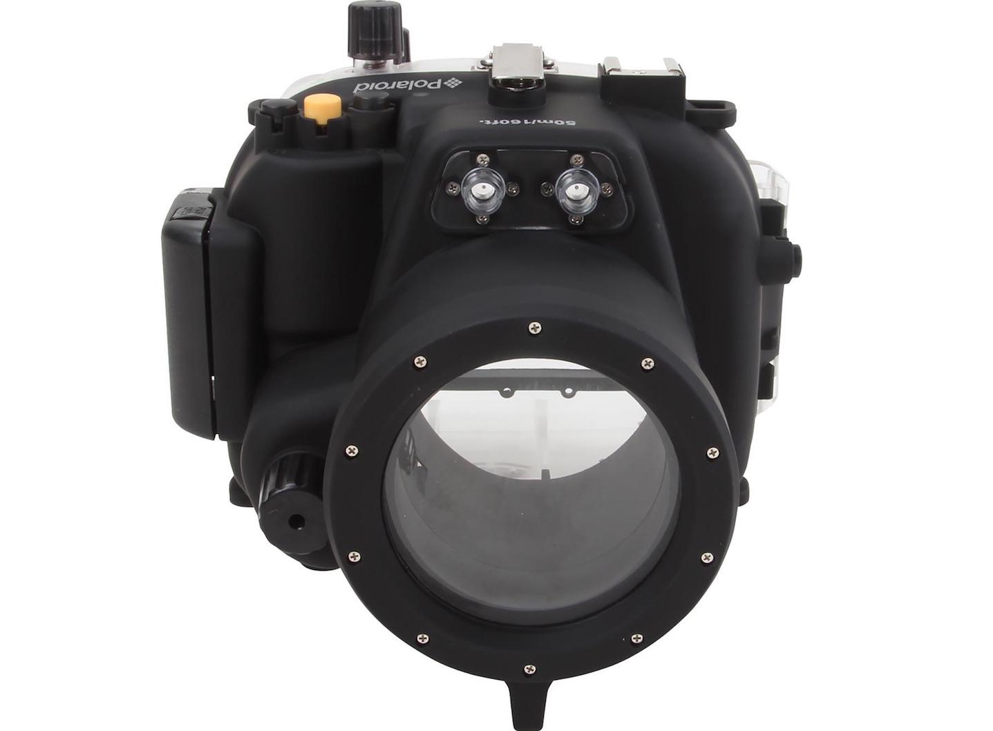 Take your DSLR underwater with Polaroid's housing cases