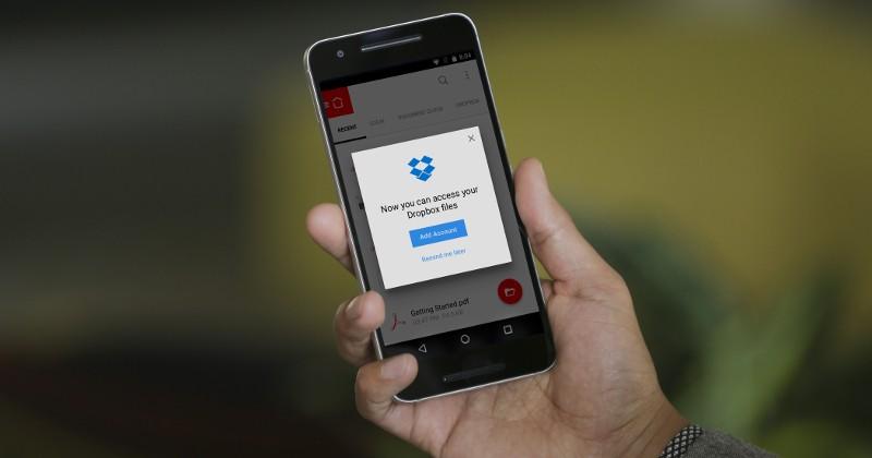 Adobe Acrobat and Dropbox integration finally lands on Android