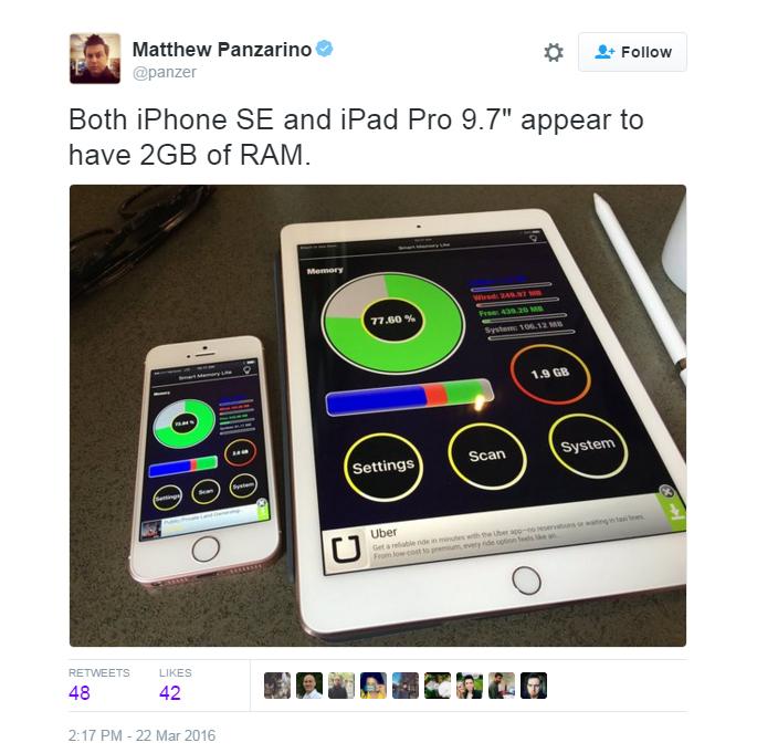 Apple's new iPad Pro only has a measly 2GB of RAM - SlashGear