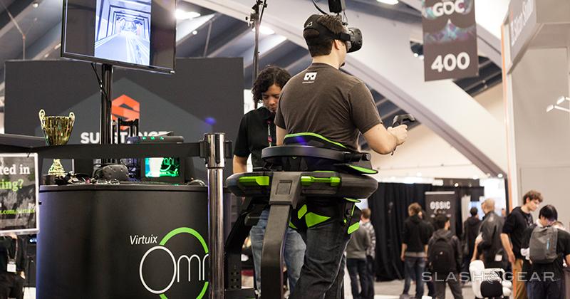 Hands On With The Virtuix Omni A Step In The Right Direction For Vr Slashgear Hands On With The Virtuix Omni A Step In The Right Direction For Vr Slashgear