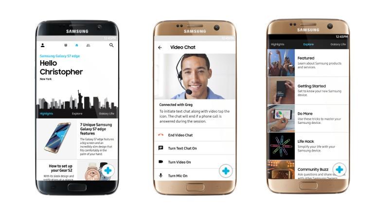 Samsung+ app gets live support chat, remote control ...