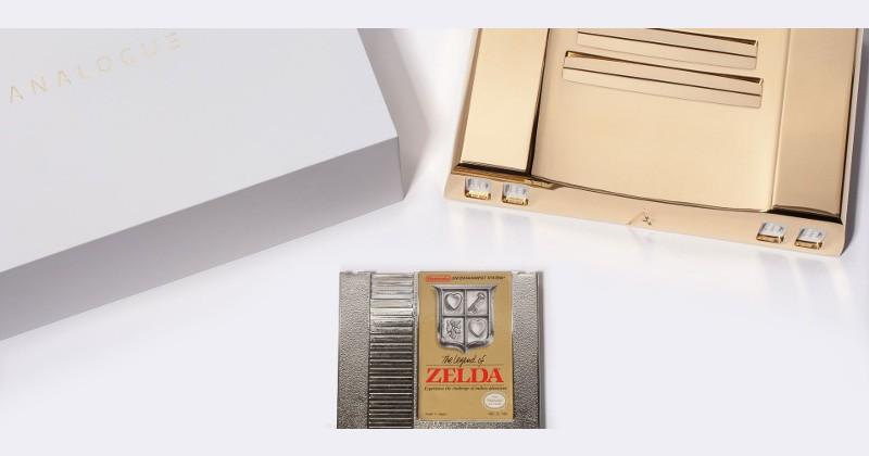 Analogue celebrates 30 years of Zelda with 24k gold NES