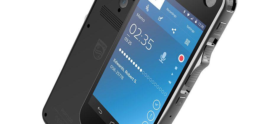 Philips SpeechAir Android voice recorder has touchscreen and camera