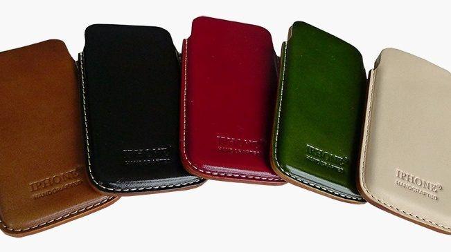 China's "IPHONE" goods: leather phone case