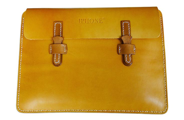 "IPHONE" leather handbag