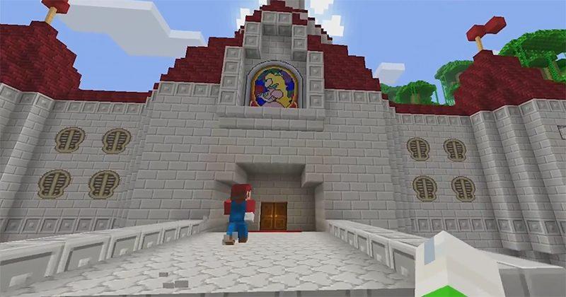 mario and minecraft