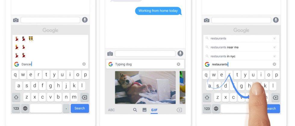Google’s Gboard brings search and GIFs to your iOS keyboard