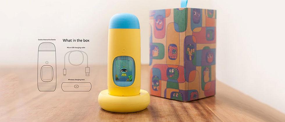 Tamagotchi life in a smart water bottle 