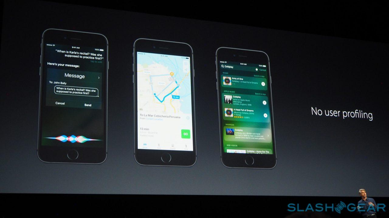 Apple no user profiling