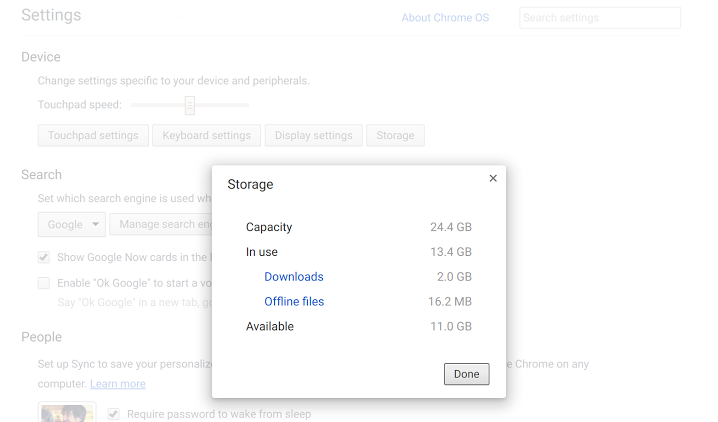 Chrome OS is finally getting a storage manager