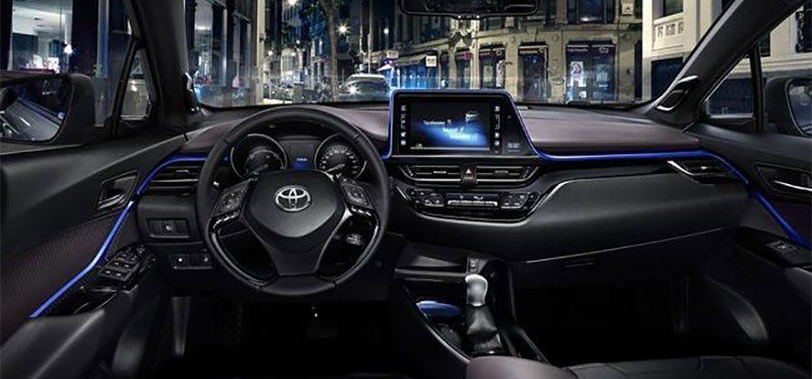 Toyota C Hr Interior Design Debuts In Its Black And Blue