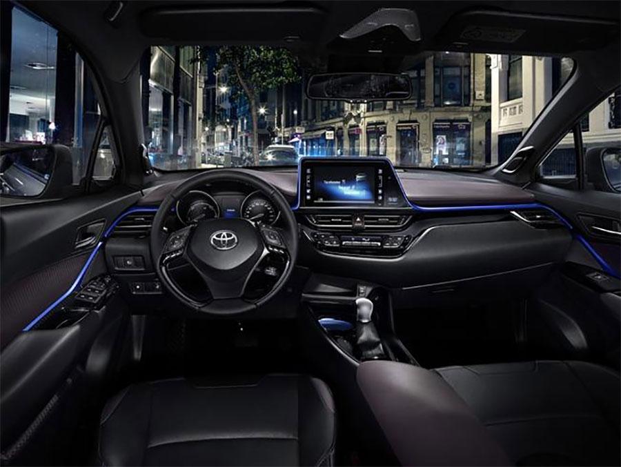 Toyota C Hr Interior Design Debuts In Its Black And Blue Glory Slashgear
